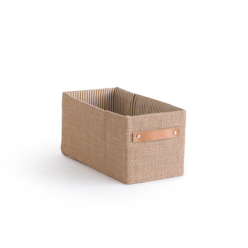 Jotia foldable basket box natural La Redoute Interieurs La Redoute