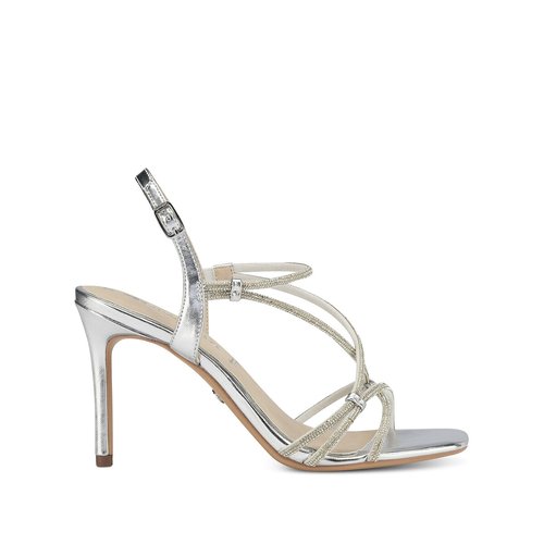 Sandales a talons aiguille strass