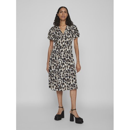 Robe portefeuille longueur midi discount