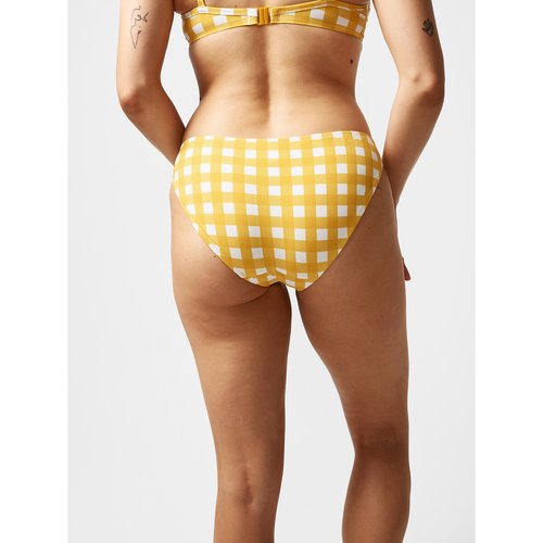 Yellow checkered swimsuit on sale