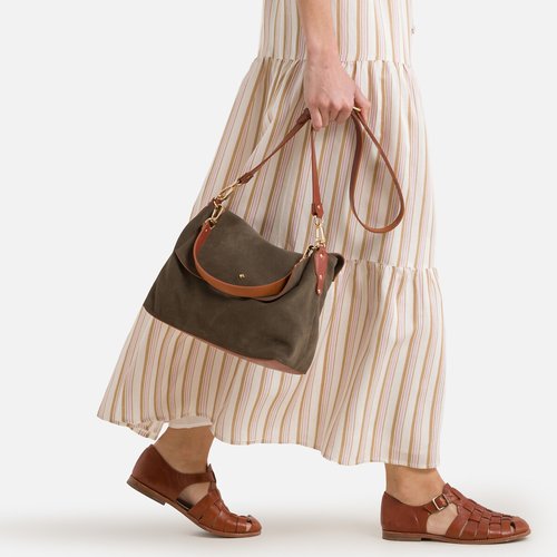 Sac a main le new benson velours ete kaki Herbert Frere Soeur La Redoute