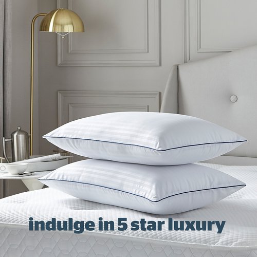 Hotel collection white goose down pillow online