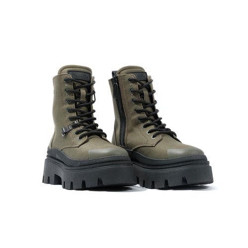 Boots semelles plateforme pallasquad cvs kaki Palladium La Redoute