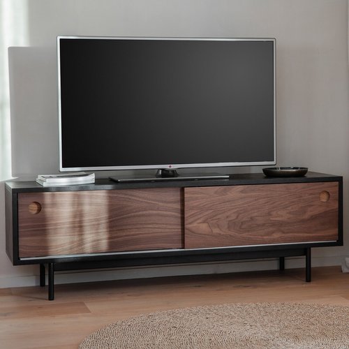 Black walnut tv stand discount