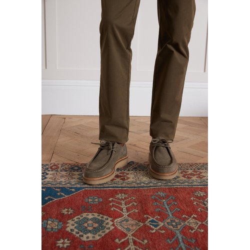 Derbies lacets croute de cuir