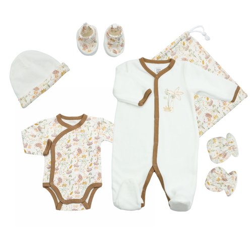 Kit naissance bebe savane marron Trois Kilos Sept La Redoute