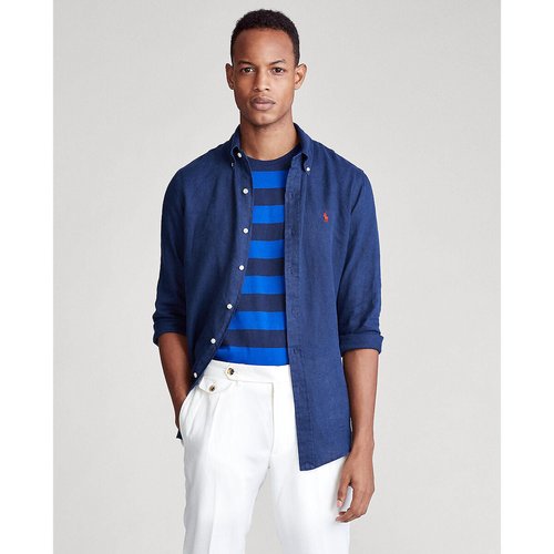 Polo ralph lauren linen long sleeve shirt shop