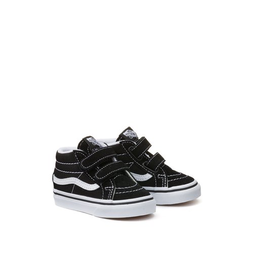Kids Sk8 Mid High Top Trainers in Leather