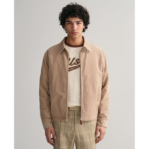 Mid season short jacket in cotton beige Gant La Redoute