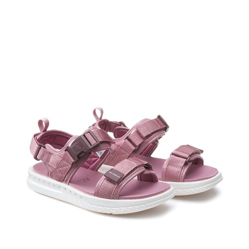 Flat heel sandals pink New Balance La Redoute