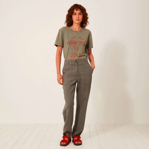 Pantalon en lin hugues Bensimon La Redoute