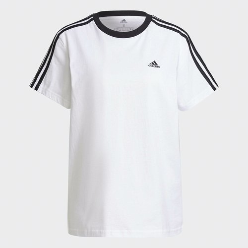 Essentials 3 stripes t shirt white Adidas Sportswear La Redoute