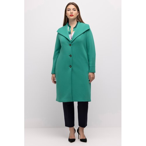 Manteau en tissu Scuba large col