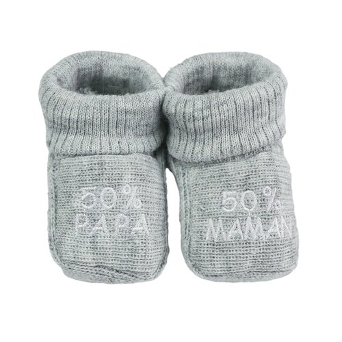 Chaussons bébé 50 papa 50 maman hot sale