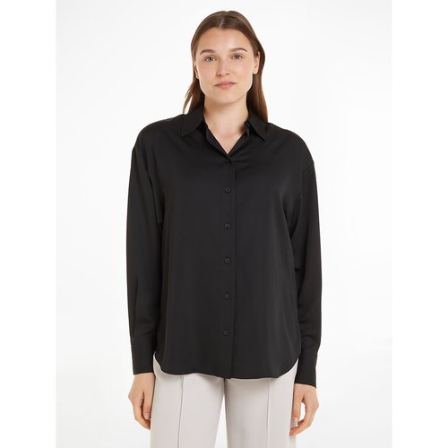 Calvin klein black blouse discount