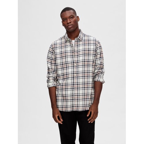 Chemise flanelle a manches longues Selected Homme La Redoute