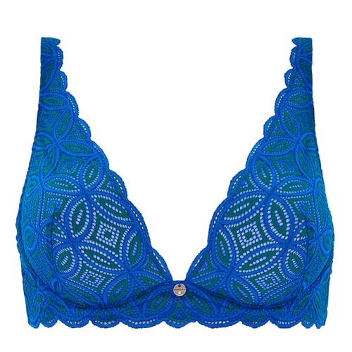 Soutien-gorge M&S Autograph - Taille 30D - Bleu/argent Avec Dentelle Et Armatures - Neuf Sans étiquette