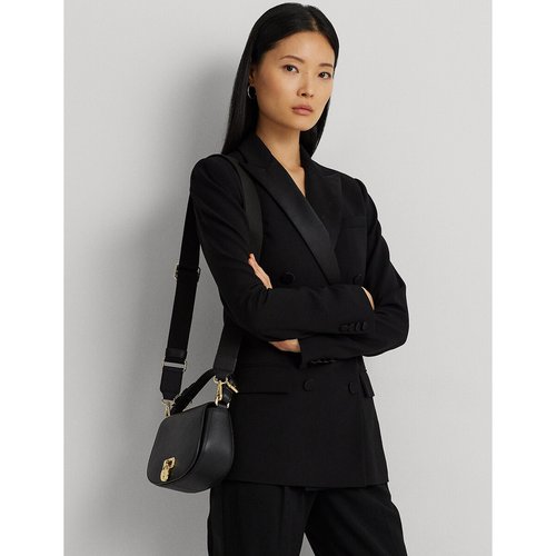 Tanner leather crossbody bag medium black Lauren Ralph Lauren La Redoute