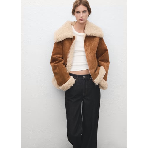 Manteau Nude Mango Taille M - Fausse Fourrure - Style Caban - Neuf Sans étiquettes