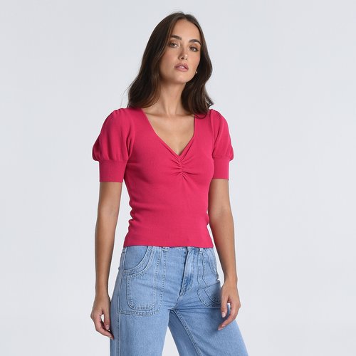 Short puff sleeve jumper 2025