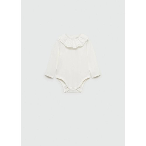 Body col claudine blanc casse Mango Baby La Redoute