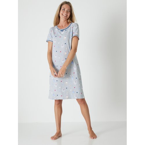 Daxon chemise de nuit manches longues clearance