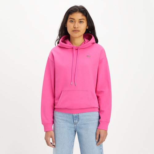 Cotton hoodie with pocket detail Levi s La Redoute