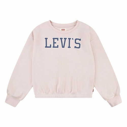 Sweater met ronde hals en lange mouwen roze Levi s Kids La Redoute