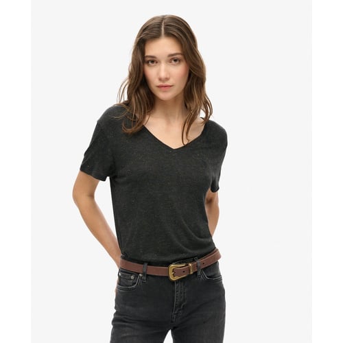 T-shirt Superdry Blanc Femme Taille L - Coupe Régulière, Style Décontracté Et Tendance