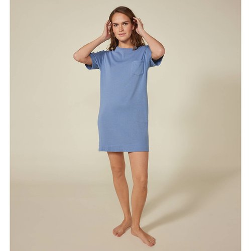 Chemise de nuit manches courtes en coton