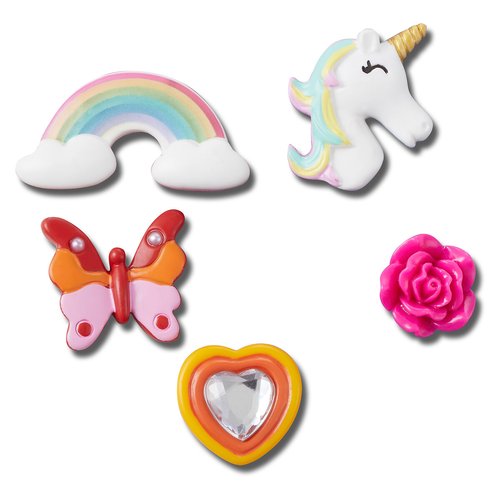 Pack of 5 Plastic Fantastic Whimsical Jibbitz