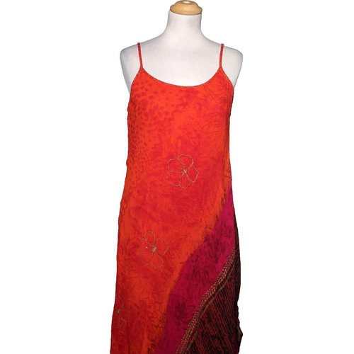 Robe longue tres bon etat rouge Rene Derhy La Redoute