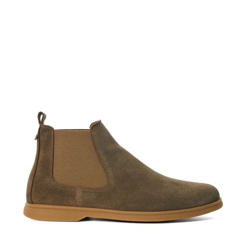 Bottines taupe daim online
