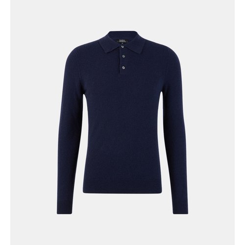 Pull polo homme napolo cachemire manches longues Galeries Lafayette La Redoute