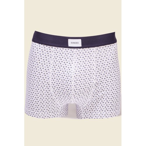 Lot 2 boxers bleu fonce Bonobo La Redoute