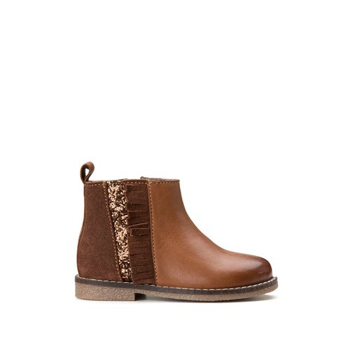 Kids leather chelsea boots top