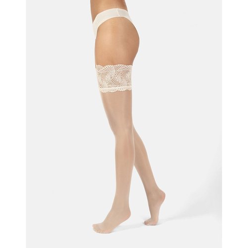White lace hold ups online