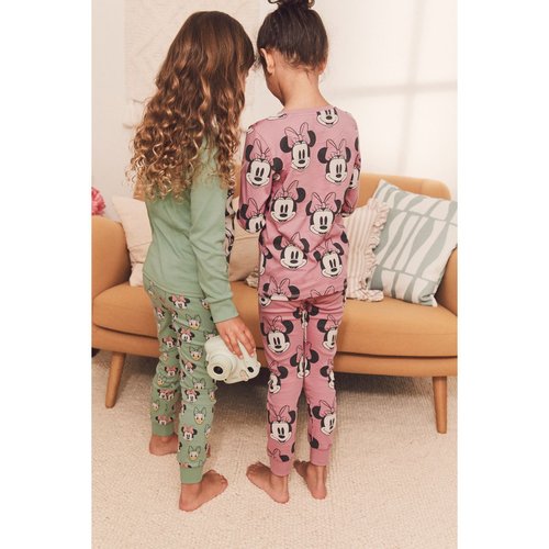 Lot de 2 pyjamas disney rose vert Next La Redoute