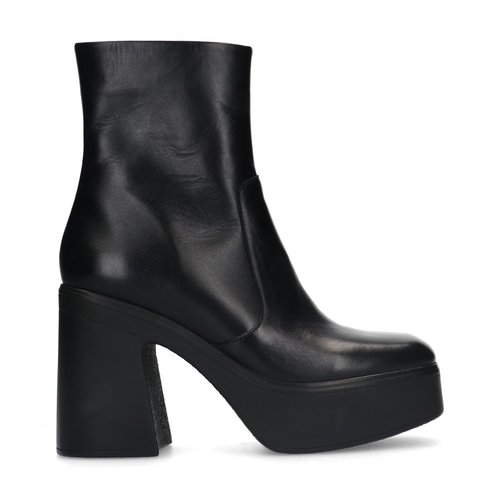Bottine a plateau noir cheap