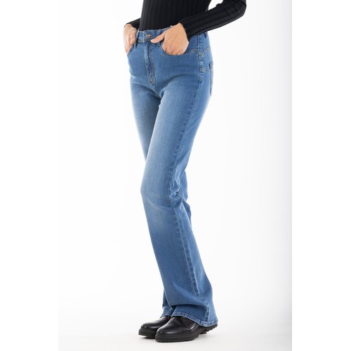 Jeans coupe bootcut push up maelle bleu Rica Lewis La Redoute