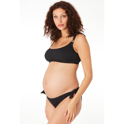 Porto vecchio maternity bikini black Cache Coeur La Redoute