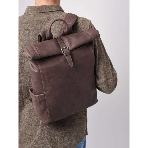 Sac a dos spider 2 compartiments cuir Etrier La Redoute