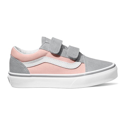 Pink grey vans discount