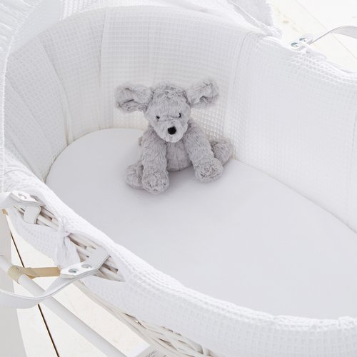 Grey moses basket bedding online
