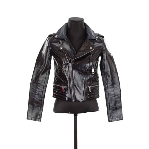 Veste en cuir maje outlet deals