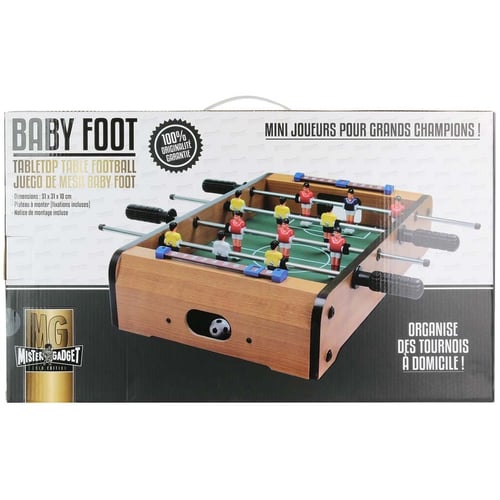 Mini Babyfoot Enfant – Jeu De Table Football Pour Garçons 5-12 Ans, Idéal Cadeau Anniversaire Ou Noël