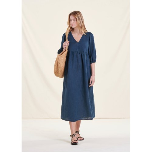 Robe longue en lin La Fee Maraboutee La Redoute