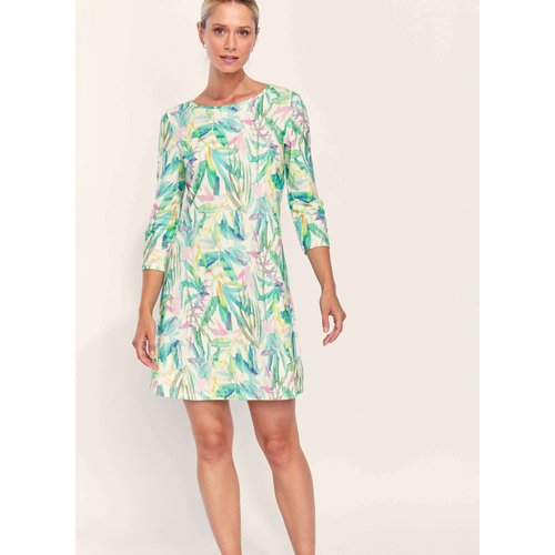 Robe imprimee coton bio manches 3 4 miranda La Fiancee La Redoute