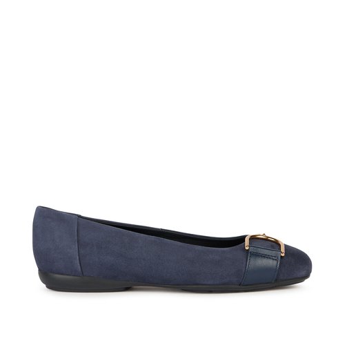 Ballerine pelle traspiranti annytah blu scuro Geox La Redoute