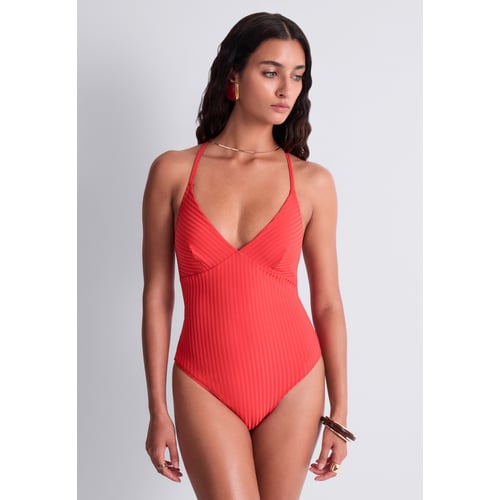 Maillot De Bain Une Pièce Aubade - Modèle Gipsy Muse - Taille M - Jaune - Neuf Sans étiquettes - Pour Femme